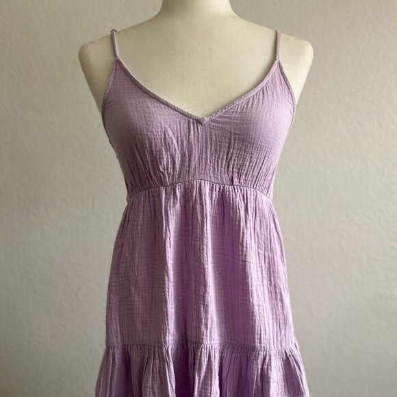 Billabong  Women's Wave After Wave Mini Dress - Small - Lilac - Picture 2 of 9